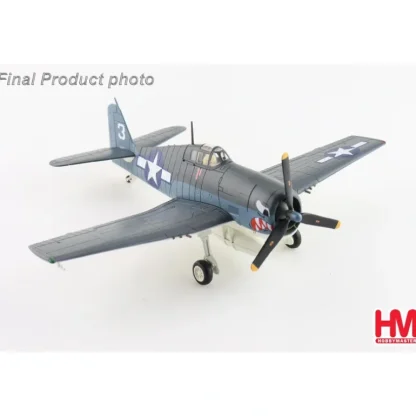Hobby Master HA1119 1:72 F6F-3 Hellcat Ens. Gordon Arthur Stanley, VF-27, USS Princeton, Oct 1944 - Miniature Marvels: Airplane Models & Painted Dice* Airplane Model