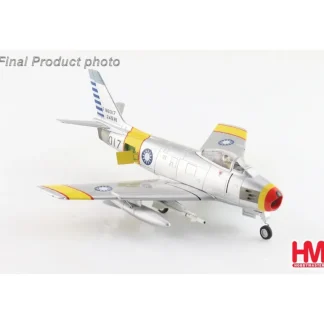 Hobby Master HA4322 1:72 F-86F Sabre "MIG Killer" 017/52-4581, Sun Siwen, 26th Sqn. 5th FG, ROCAF, 15th Oct 1955 - Miniature Marvels: Airplane Models & Painted Dice* Airplane Model