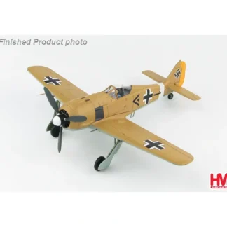 Hobby Master HA7426 1:48 FW 190A-4 I/JG 2, Gruppenkommandeur Oblt. Adolf Dickfeld, Tunisia, end of 1942 - Miniature Marvels: Airplane Models & Painted Dice* Airplane Model