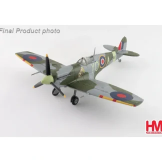 Hobby Master HA7862 1:48 Spitfire Mk. Vb EN921, flown by F/O Jack Sheppard, No. 401 Sqn. (RCAF), 1943 - Miniature Marvels: Airplane Models & Painted Dice* Airplane Model