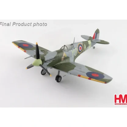 Hobby Master HA7862 1:48 Spitfire Mk. Vb EN921, flown by F/O Jack Sheppard, No. 401 Sqn. (RCAF), 1943 - Miniature Marvels: Airplane Models & Painted Dice* Airplane Model