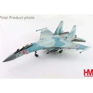 Hobby Master HA5715 1:72 Su-35S Flanker E Red 07/RF-95909, Russian Air Force, Syria 2023 (with Khibiny ECM pods) - Miniature Marvels: Airplane Models & Painted Dice* Airplane Model