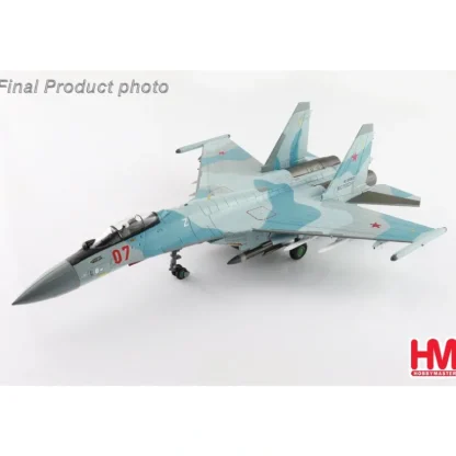 Hobby Master HA5715 1:72 Su-35S Flanker E Red 07/RF-95909, Russian Air Force, Syria 2023 (with Khibiny ECM pods) - Miniature Marvels: Airplane Models & Painted Dice* Airplane Model