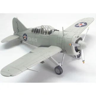 Hobby Master HA7003 1:48 USN Brewster F2-A2 Buffalo VS-201 - Miniature Marvels: Airplane Models & Painted Dice* Airplane Model