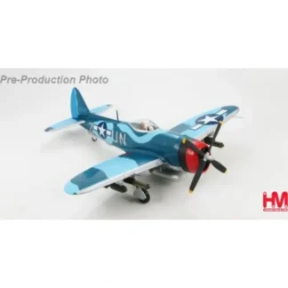 Hobby Master HA8403 P-47M Thunderbolt Major George Bostwick, 61st FS, 56th FG, 8th AF, Boxted, United Kingdom 1945 - Miniature Marvels: Airplane Models & Painted Dice* Airplane Model