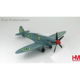 Hobby Master HA7602 Swedish Air Force S-31 (Supermarine Spitfire PR XIX) yellow 60 , F.11 Flight Reconnaissance Wing at Nykoping Sweden - Miniature Marvels: Airplane Models & Painted Dice* Airplane Model