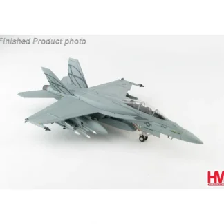 Hobby Master HA5118B 1:72 F/A-18F "Advanced Super Hornet" 168492, US Navy, 2013 with center-line weapons pod three fuel tanks and a full weapons load - Miniature Marvels: Airplane Models & Painted Dice* Airplane Model