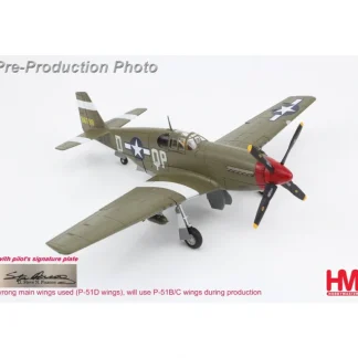 Hobby Master HA8515B 1:48 P-51B "Steve Pisanos" Signature Edition - Miniature Marvels: Airplane Models & Painted Dice* Airplane Model
