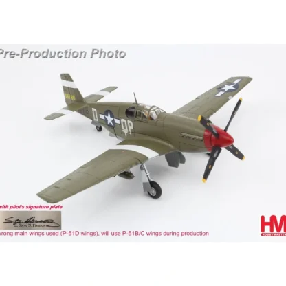 Hobby Master HA8515B 1:48 P-51B "Steve Pisanos" Signature Edition - Miniature Marvels: Airplane Models & Painted Dice* Airplane Model