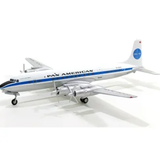 Hobby Master HL7009 1:200 DC-7C Pan American World Airways, Clipper Flora Temple N739PA - Miniature Marvels: Airplane Models & Painted Dice* Airplane Model