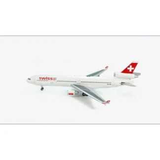 Hobby Master HL1202 1:200 McDonnell Douglas MD-11-5 Swiss International Airlines "HB-IWE" - Miniature Marvels: Airplane Models & Painted Dice* Airplane Model