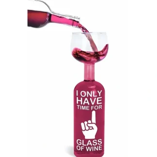 Discount I ONLY HAVE TIME FOR ONE GLASS - Ultimate Wine Bottle - BigMouth Inc. - Miniature Marvels: Airplane Models & Painted Dice Egpull