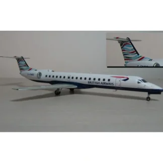 Inflight IF145001 1:200 British Airways ERJ-145EU "USA Tail" - Miniature Marvels: Airplane Models & Painted Dice* Airplane Model