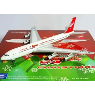 InFlight IF70051 1:200 Have a Qantastic Christmas Boeing 707-300 VH-EAB - Miniature Marvels: Airplane Models & Painted Dice* Airplane Model