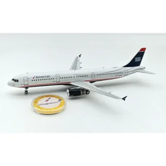Inflight IF321AA578 1:200 American Airlines Airbus A321-231 N578US Plus Collector Coin - Miniature Marvels: Airplane Models & Painted Dice* Airplane Model
