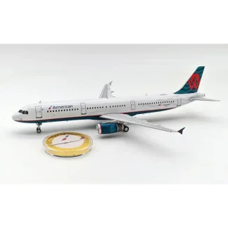 Inflight IF321AA580 1:200 American Airlines Airbus A321-231 N580UW Plus Collectors Coin - Miniature Marvels: Airplane Models & Painted Dice* Airplane Model