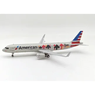 InFlight200 IF321AA0124 American Airlines Airbus A321-231N162AA Stand Up To Cancer - Miniature Marvels: Airplane Models & Painted Dice* Airplane Model