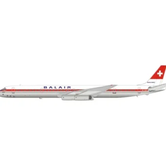 InFlight IFDC8630115 1:200 Balair DC-8-63 HB-IDZ - Miniature Marvels: Airplane Models & Painted Dice* Airplane Model
