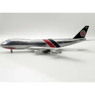 InFlight IF741FTSM-P 1:200 Flying Tigers 747-123F Polished - Miniature Marvels: Airplane Models & Painted Dice* Airplane Model