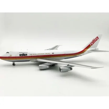 InFlight IF742RJ1218P 1:200 Elle The Royal Jordanian Airline Boeing 747-200 - Miniature Marvels: Airplane Models & Painted Dice* Airplane Model