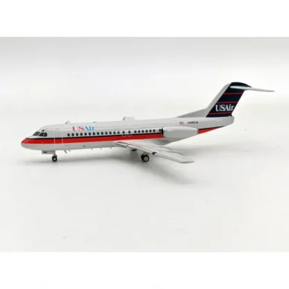 InFlight200 IF28US0319 USAir Fokker F-28-4000 Fellowship N493US - Miniature Marvels: Airplane Models & Painted Dice* Airplane Model