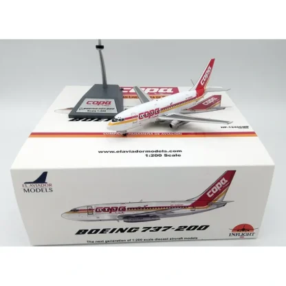 Inflight/El Aviador IF732CM0719 1:200 Copa Boeing 737-200 - Miniature Marvels: Airplane Models & Painted Dice* Airplane Model