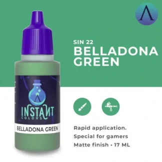Cheap Instant Colors: Belladonna Green S75 SIN-22 - Miniature Marvels: Airplane Models & Painted Dice Paint