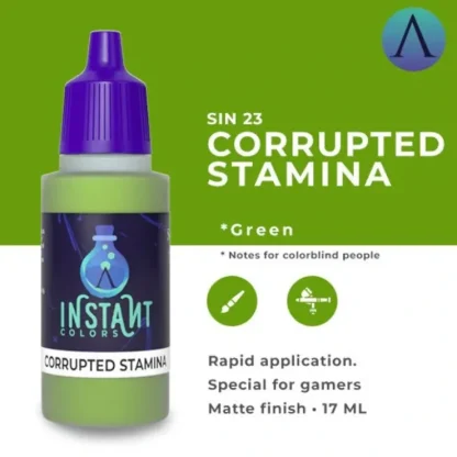Online Instant Colors: Corrupted Stamina S75 SIN-23 - Miniature Marvels: Airplane Models & Painted Dice Paint
