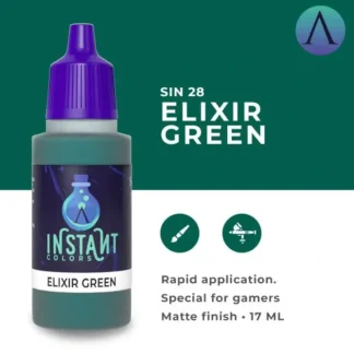 Online Instant Colors: Elixir Green S75 SIN-28 - Miniature Marvels: Airplane Models & Painted Dice Paint