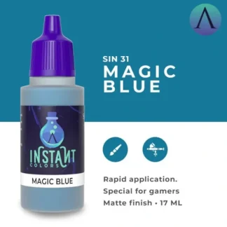New Instant Colors: Magic Blue S75 SIN-31 - Miniature Marvels: Airplane Models & Painted Dice Paint