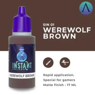 Cheap Instant Colors: Werewolf Brown S75 SIN-01 - Miniature Marvels: Airplane Models & Painted Dice Paint