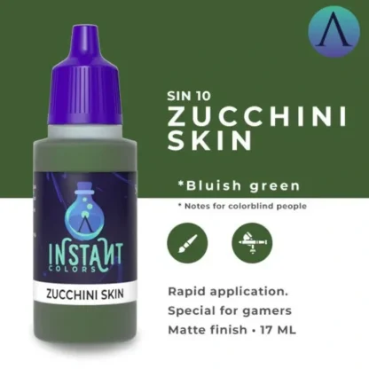 Clearance Instant Colors: Zucchini Skin S75 SIN-10 - Miniature Marvels: Airplane Models & Painted Dice Paint
