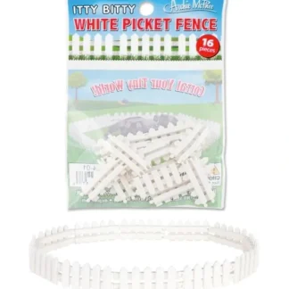 Best Sale Itty Bitty Fence Sections (Bag of 16) - Mini Dollhouse Figurines - Archie McPhee - Miniature Marvels: Airplane Models & Painted Dice Egpull
