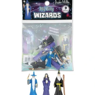 Discount Itty Bitty Wizards (Bag of 9) - Mini Magical Statue Figurines - Archie McPhee - Miniature Marvels: Airplane Models & Painted Dice Egpull