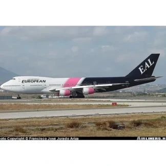 Jc Wings JC2EAF014 1:200 European Air Charter Boeing 747-200 - Miniature Marvels: Airplane Models & Painted Dice* Airplane Model
