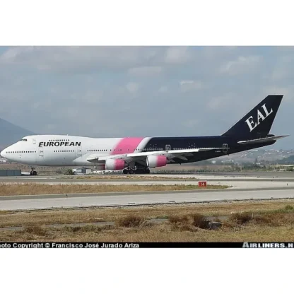 Jc Wings JC2EAF014 1:200 European Air Charter Boeing 747-200 - Miniature Marvels: Airplane Models & Painted Dice* Airplane Model