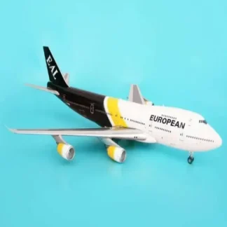 Jc Wings JC2EAF016 1:200 European Air Charter Boeing 747-200 - Miniature Marvels: Airplane Models & Painted Dice* Airplane Model