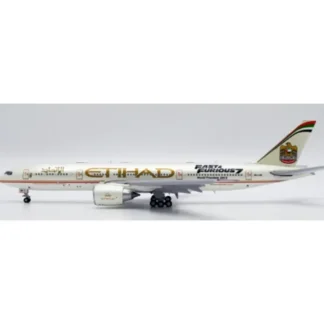 JC Wings JC4ETD0111A 1:400 Etihad Airways B777-200LR A6-LRE "Fast & Furious 7" (Flaps Down) - Miniature Marvels: Airplane Models & Painted Dice* Airplane Model