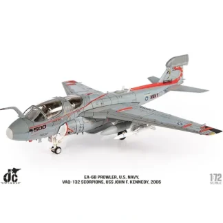 JC Wings JCW-72-EA6B-006 1:72 EA-6B Prowler U.S. NAVY, VAQ-132 Scorpions, 2005 - Miniature Marvels: Airplane Models & Painted Dice* Airplane Model
