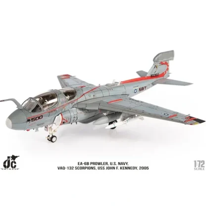 JC Wings JCW-72-EA6B-006 1:72 EA-6B Prowler U.S. NAVY, VAQ-132 Scorpions, 2005 - Miniature Marvels: Airplane Models & Painted Dice* Airplane Model