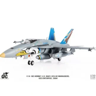 JC Wings JCW-72-F18-014 1:72 F/A-18C Hornet VFA-82 Marauders 2004 - Miniature Marvels: Airplane Models & Painted Dice* Airplane Model