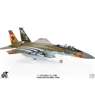 JC Wings JCW-72-F15-017 1:72 F-15C Eagle USAF 173rd FW, 114th FA OR ANG, #78-0543 Sandman, Kingsley Field ANGB, OR, 75th Anniversary 2020 - Miniature Marvels: Airplane Models & Painted Dice* Airplane Model