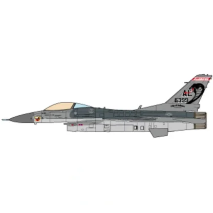 JC Wings JCW-144-F16-006 1:144 F-16C USAF ANG 100th Fighter Squadron, 187th Fighter Wing - Miniature Marvels: Airplane Models & Painted Dice* Airplane Model