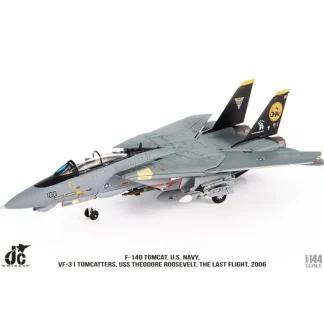 JC Wings JCW-144-F14-006 1:144 F-14D Tomcat U.S. NAVY, VF-31 Tomcatters, The Last Flight, 2006 - Miniature Marvels: Airplane Models & Painted Dice* Airplane Model