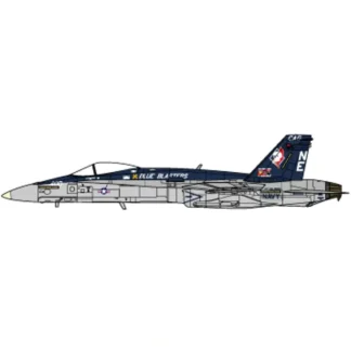JC Wings JCW-72-F18-018 F/A-18C Hornet, U.S. Navy, VFA-34 Blue Blasters, USS Carl Vinson, The last Cruise, 2018 - Miniature Marvels: Airplane Models & Painted Dice* Airplane Model