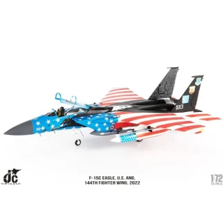 JC Wings JCW-72-F15-029 F-15C Eagle U.S. ANG, 144th Fighter Wing, 2022 - Miniature Marvels: Airplane Models & Painted Dice* Airplane Model