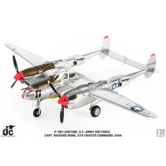 JC Wings JCW-72-P38-003 1:72 P-38J Lighting U.S. Army Air Force, 5th Fighter Command, 1944 - Miniature Marvels: Airplane Models & Painted Dice* Airplane Model