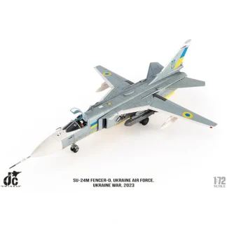 JC Wings JCW-72-SU24-001 Sukhoi SU-24M Fencer-D Ukrainian Air Force, Ukraine War 2023 - Miniature Marvels: Airplane Models & Painted Dice* Airplane Model