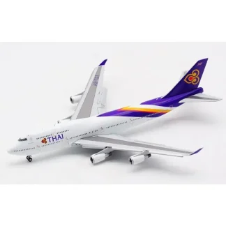 JC Wings LH4212A 1:400 Thai Boeing 747-400 (Flaps Down) - Miniature Marvels: Airplane Models & Painted Dice* Airplane Model