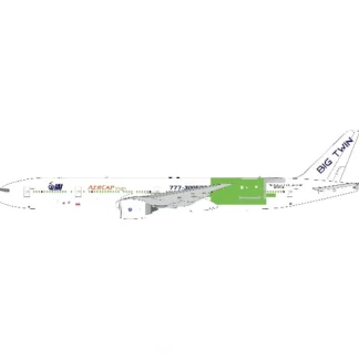 JC Wings LH2CKS457A 1:200 Kalitta Air Boeing 777-300ER(SF) N778CK (Flaps Down) - Miniature Marvels: Airplane Models & Painted Dice* Airplane Model